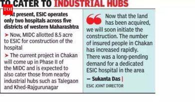 ईएसआयसी चाकण एमआयडीसी, बारामती आणि सातारा येथे पहिले 350 खाटांचे रुग्णालय उभारणार आहे