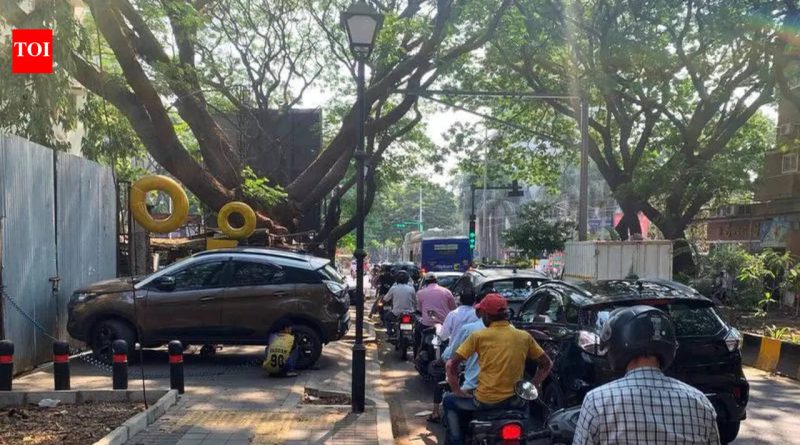 हरित सेतू वाहनचालक आणि पादचारी दोघांनाही अपयशी ठरतो, असे निगडीतील रहिवाशांचे म्हणणे आहे हरित सेतू वाहनचालक आणि पादचारी दोघांनाही अपयशी ठरतो, असे निगडीतील रहिवाशांचे म्हणणे आहे